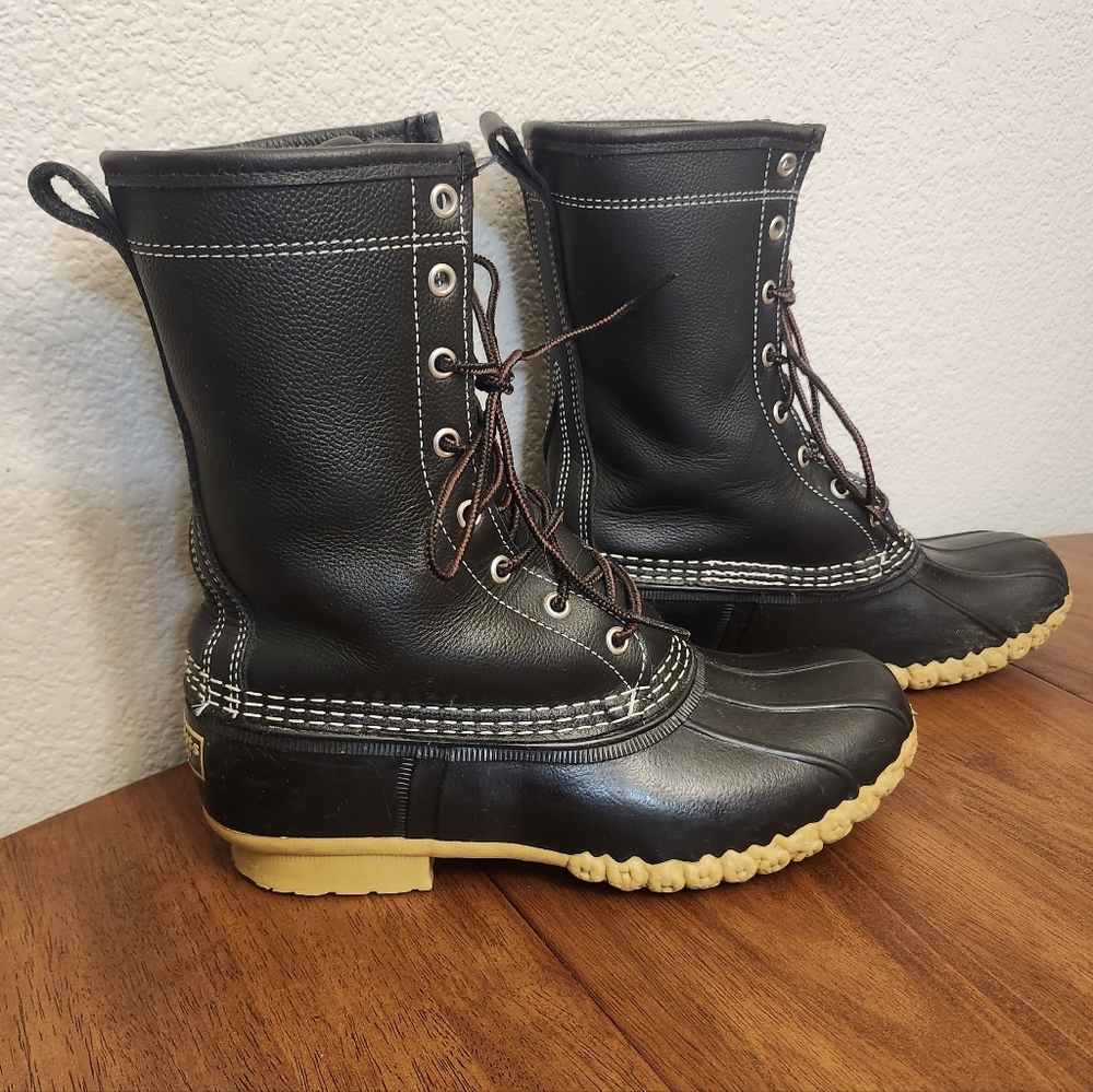 L.L. Bean 10" Shearling Lined Bean Boots